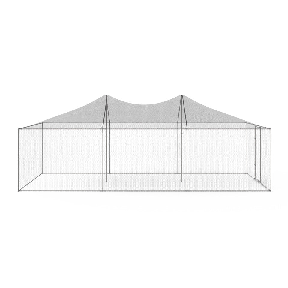 Volière grillagée 18m² - 6x3m