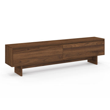 Meuble TV Yumi effet noyer L180cm