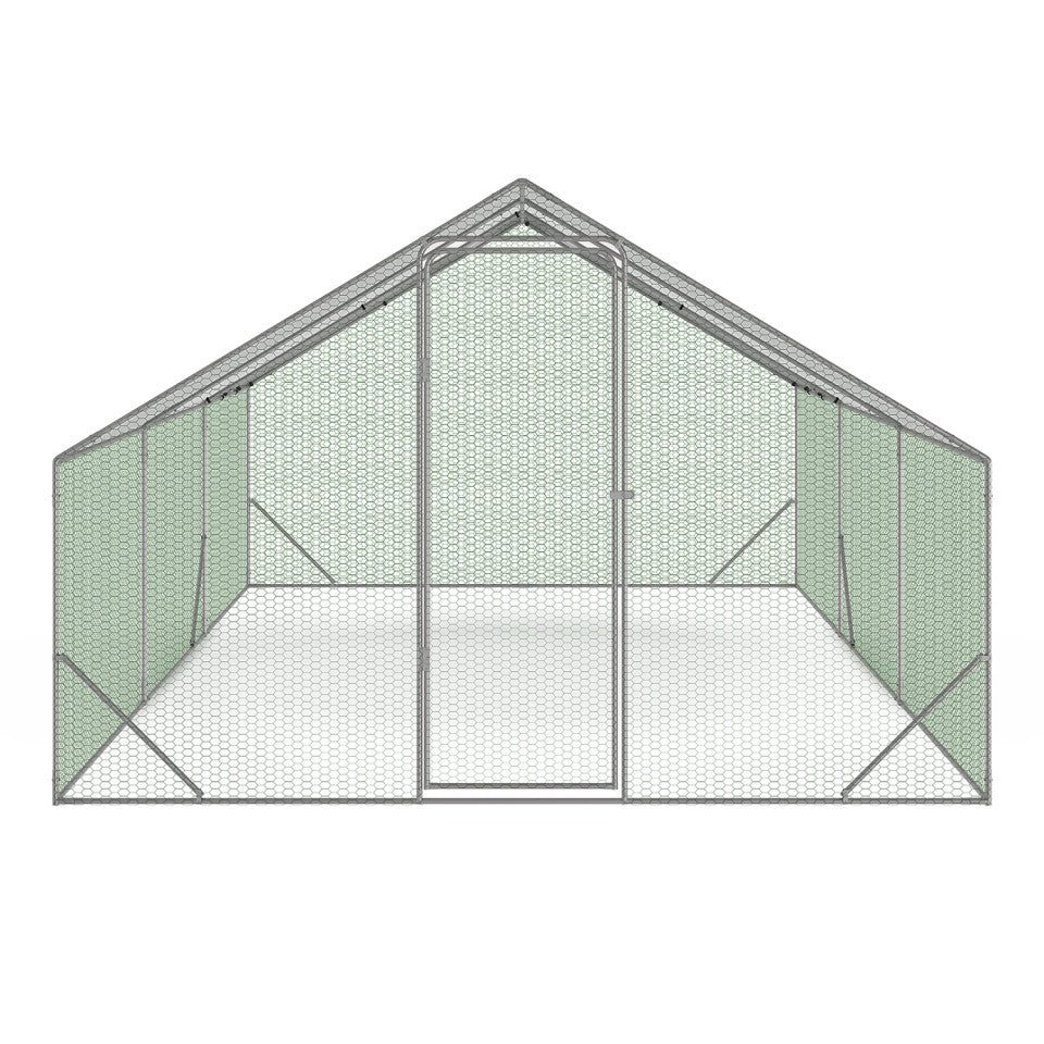 Enclos grillagé pour poules 18m² - 3x6m
