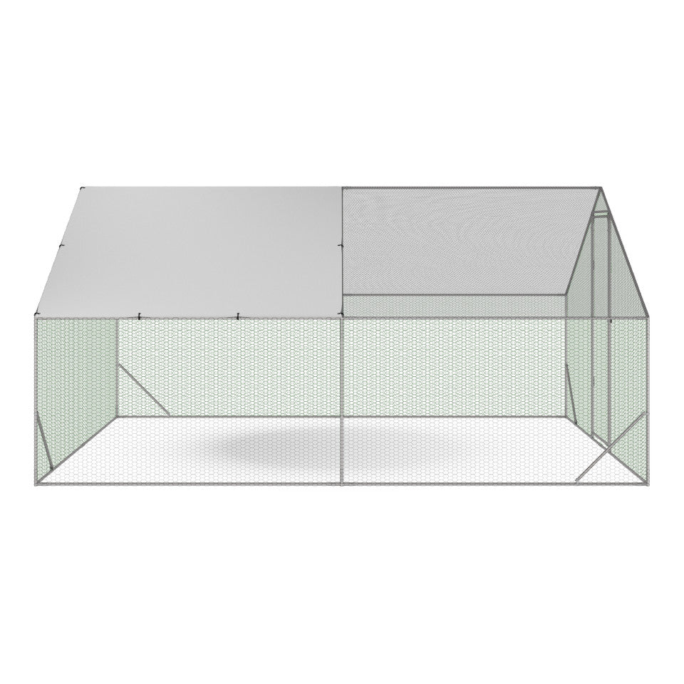 Enclos grillagé pour poules 12m² - 3x4m