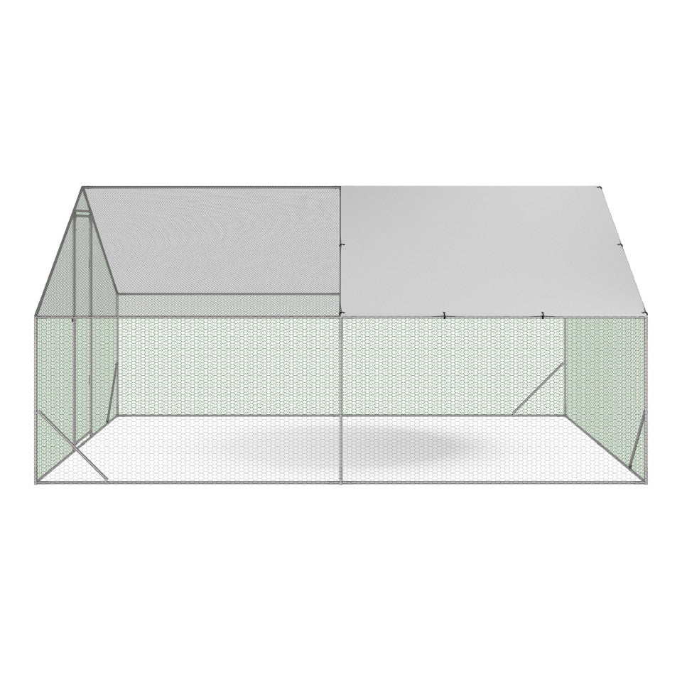 Enclos grillagé pour poules 12m² - 3x4m