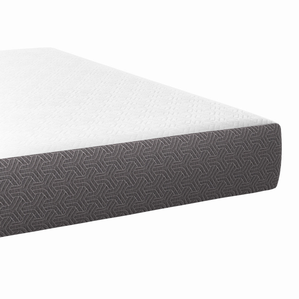 Matelas mémoire de forme épaisseur 20cm blanc et gris 160x200cm