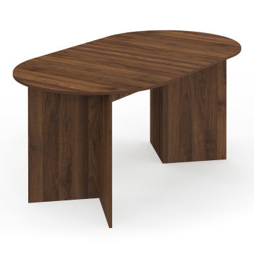 Table à manger extensible Gabin 160-200cm effet noyer