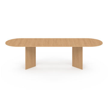 Table à manger extensible Gabin 200-300cm effet hêtre