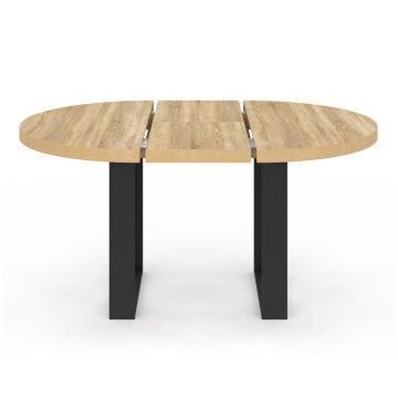 Table à manger ronde extensible Brixton Ø110-150cm