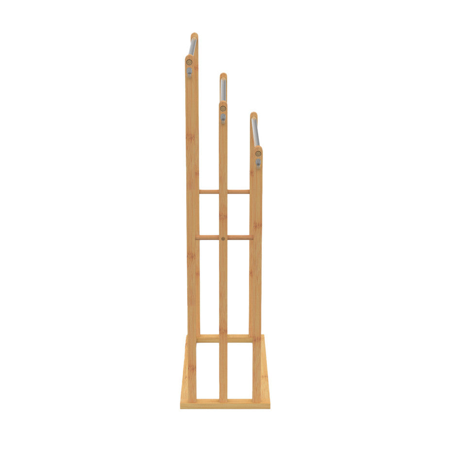 Porte-serviettes Maya 3 niveaux en bambou