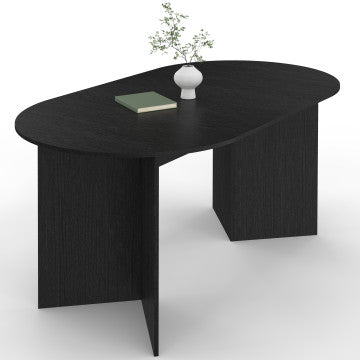 Table à manger extensible Gabin 160-200cm noire