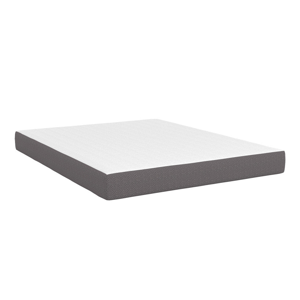 Matelas mémoire de forme épaisseur 20cm blanc et gris 160x200cm