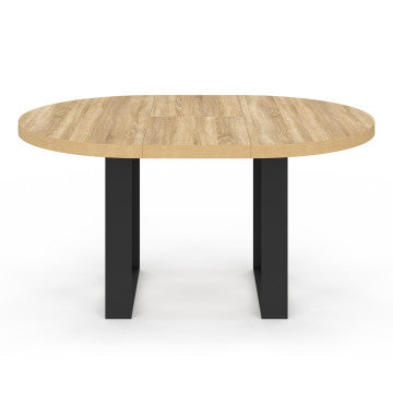 Table à manger ronde extensible Brixton Ø110-150cm