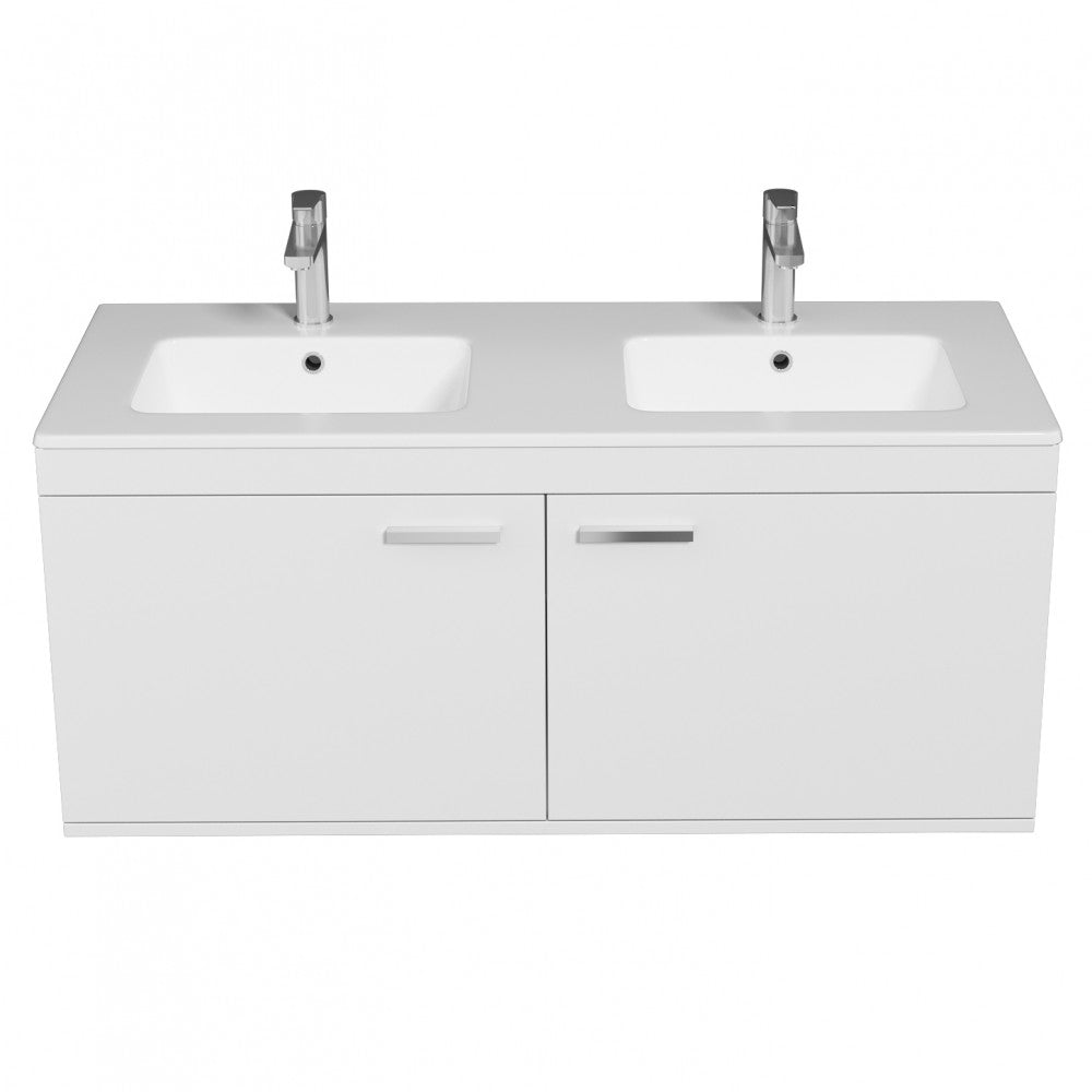 Meuble double vasque Rubite 2 portes 120 cm