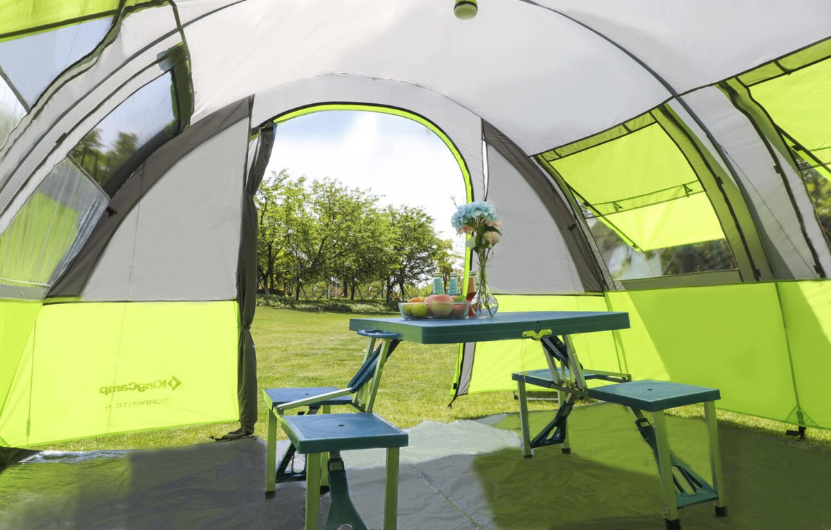 Tente de camping familiale 4 places Sorrente - KingCamp - Dimensions : 480 x 340 x 200 cm