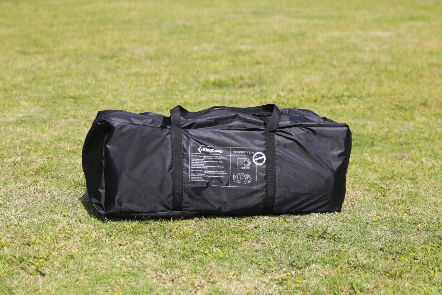 Tente de camping familiale 4 places Sorrente - KingCamp - Dimensions : 480 x 340 x 200 cm