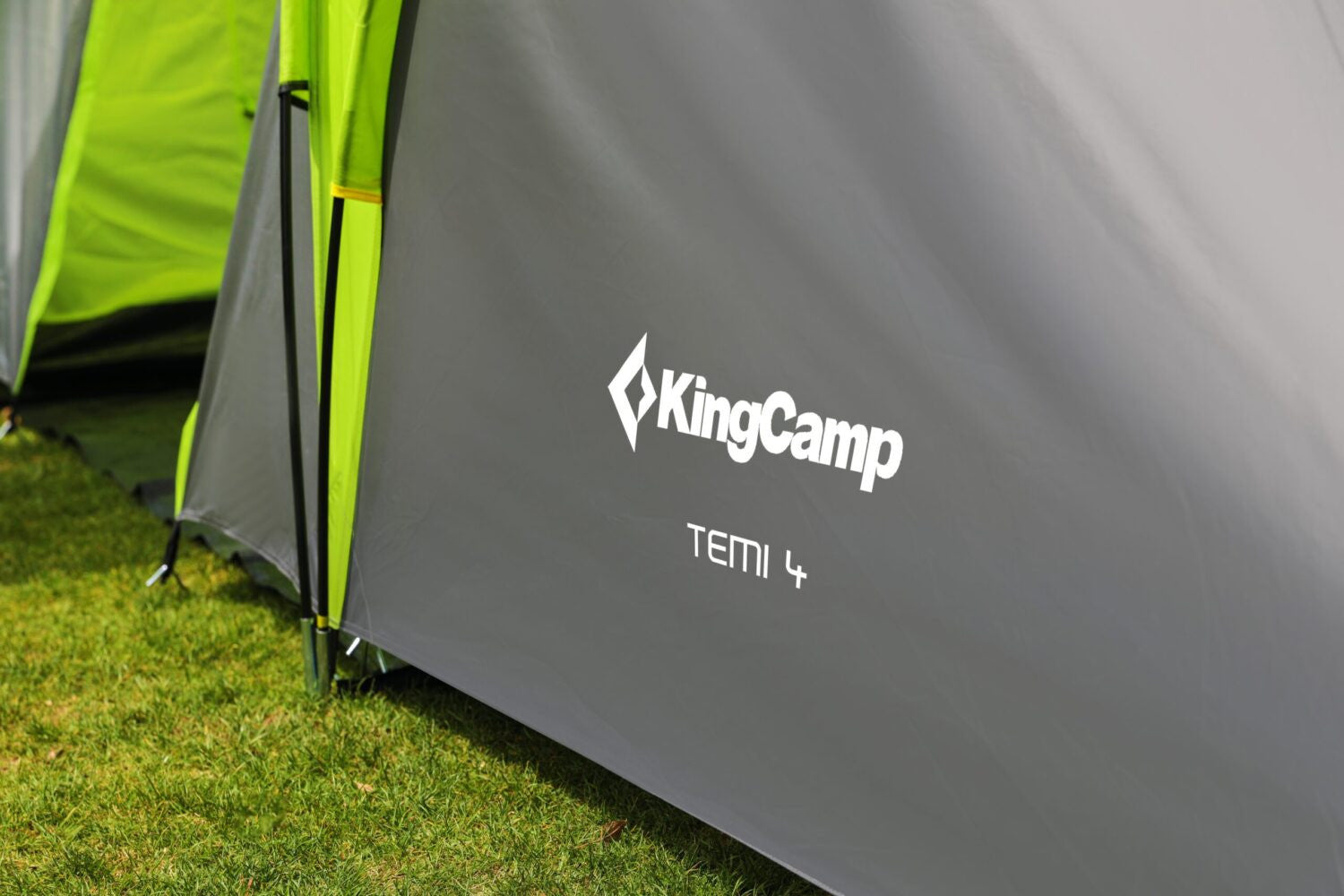 Tente de camping familiale 4 places Temi - Kingcamp - Dimensions : 500 x 220 x 200 cm