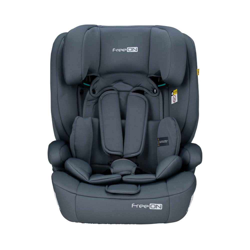 Siège auto réglable i-Size 76-150 cm jusqu'à 36 kg 1 à 12 ans Gris