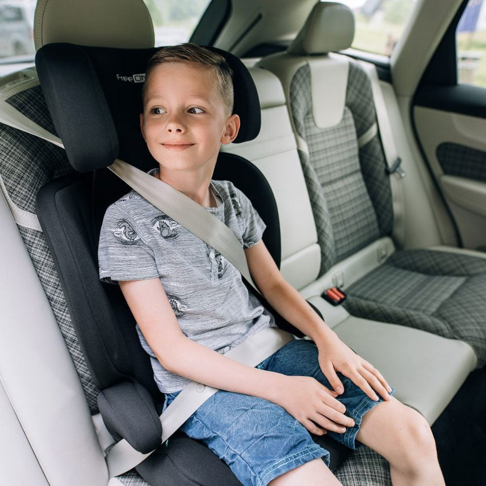Siège auto réglable i-Size 76-150 cm jusqu'à 36 kg 1 à 12 ans Gris