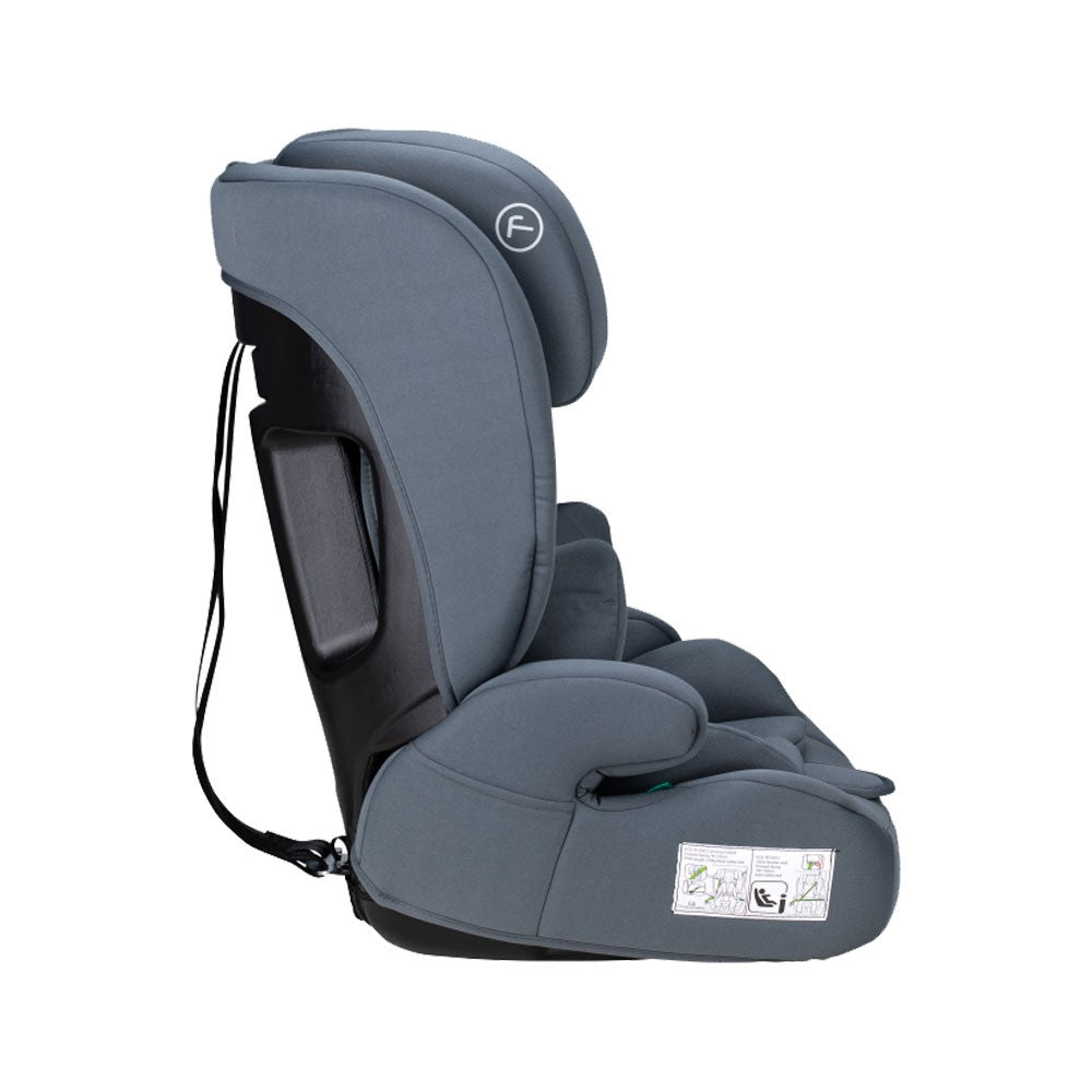 Siège auto réglable i-Size 76-150 cm jusqu'à 36 kg 1 à 12 ans Gris