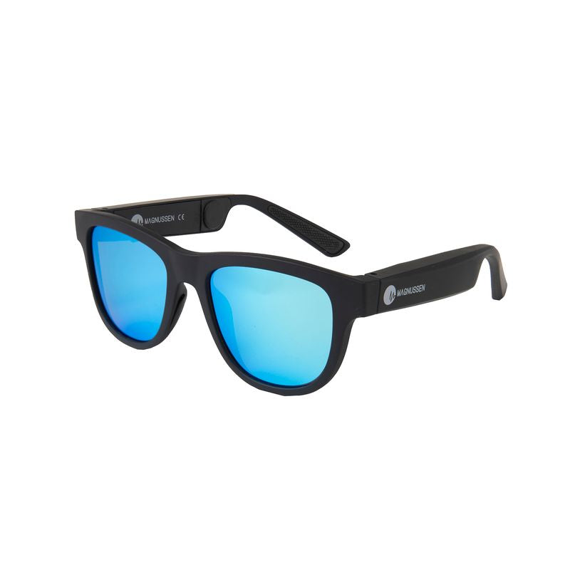 Lunettes audio connectées - noires & verres bleutés
